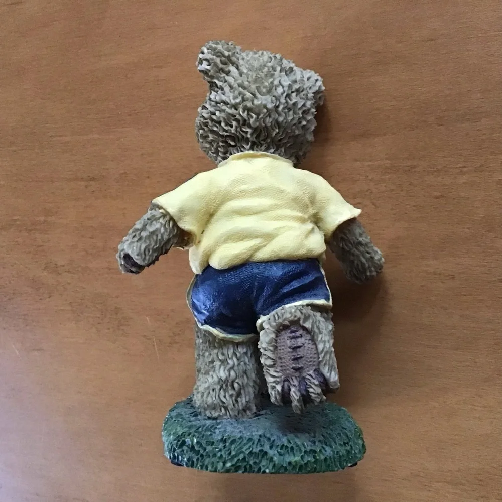 Vintage Soccer Teddy Bear Collectible - Picture 2 of 3